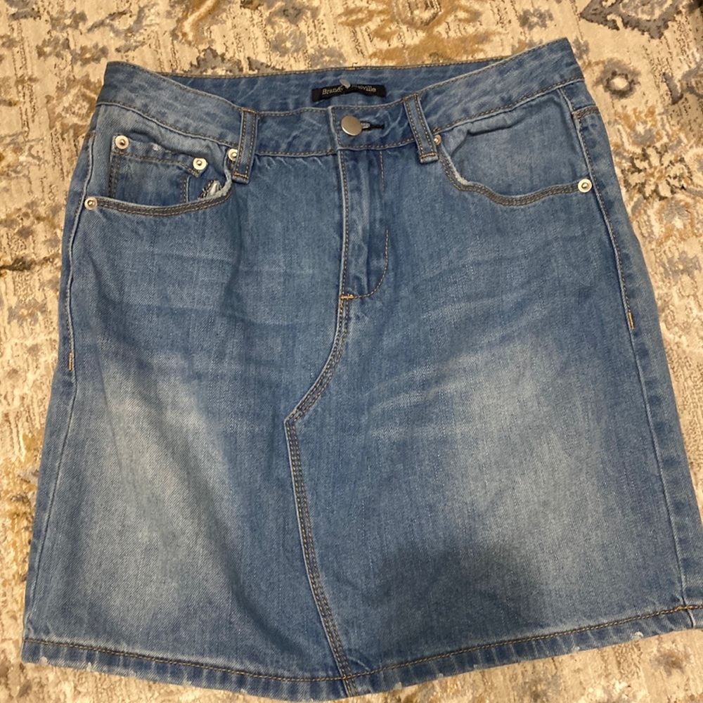 brandy melville denim skirt